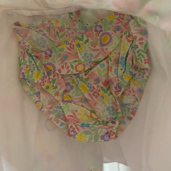 NWT Bonnie Baby Smocked Easter Dress & Diaper Cover - Picture 6 of 9